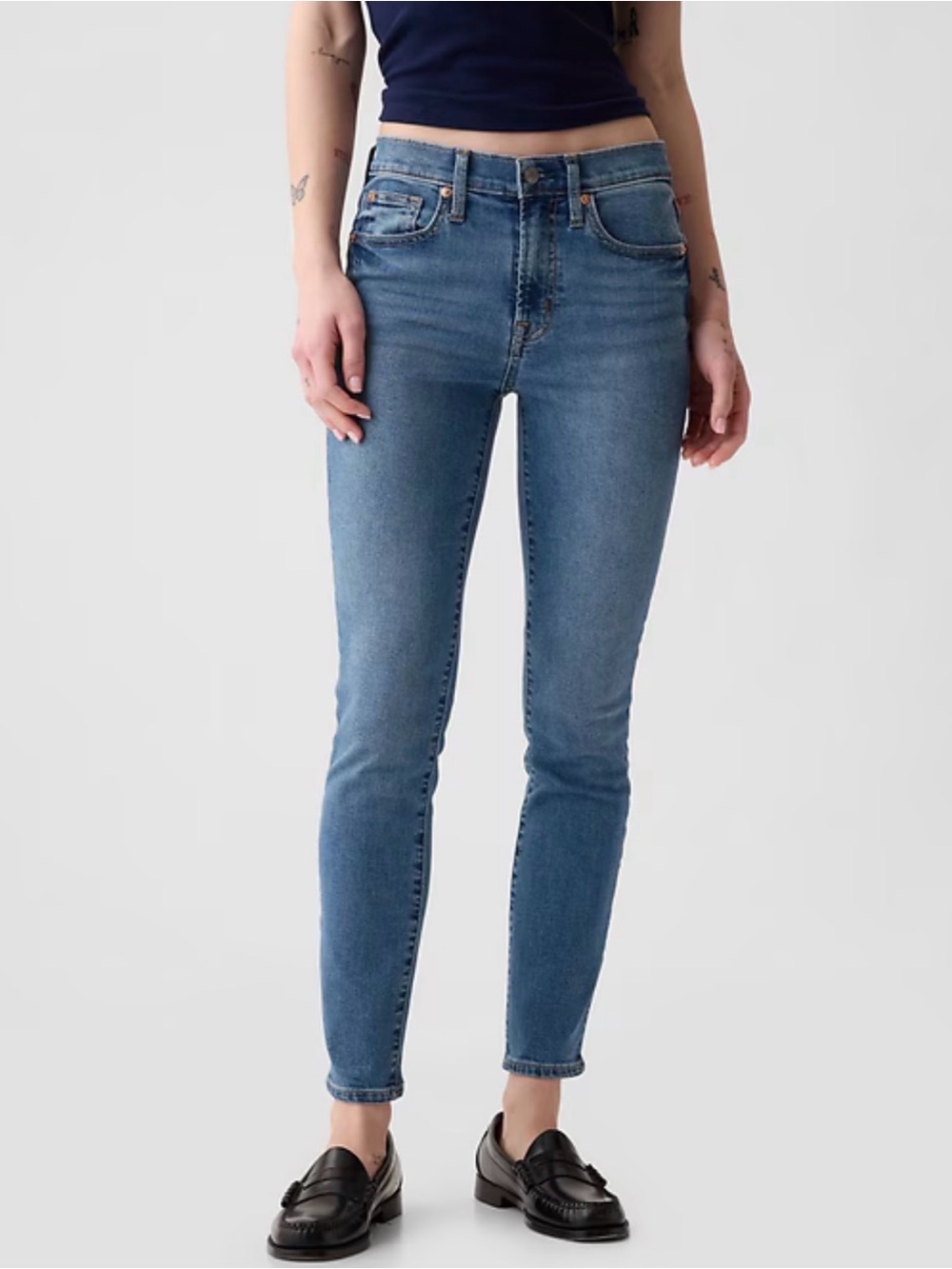 Gap True Skinny Mid Rise Jeans